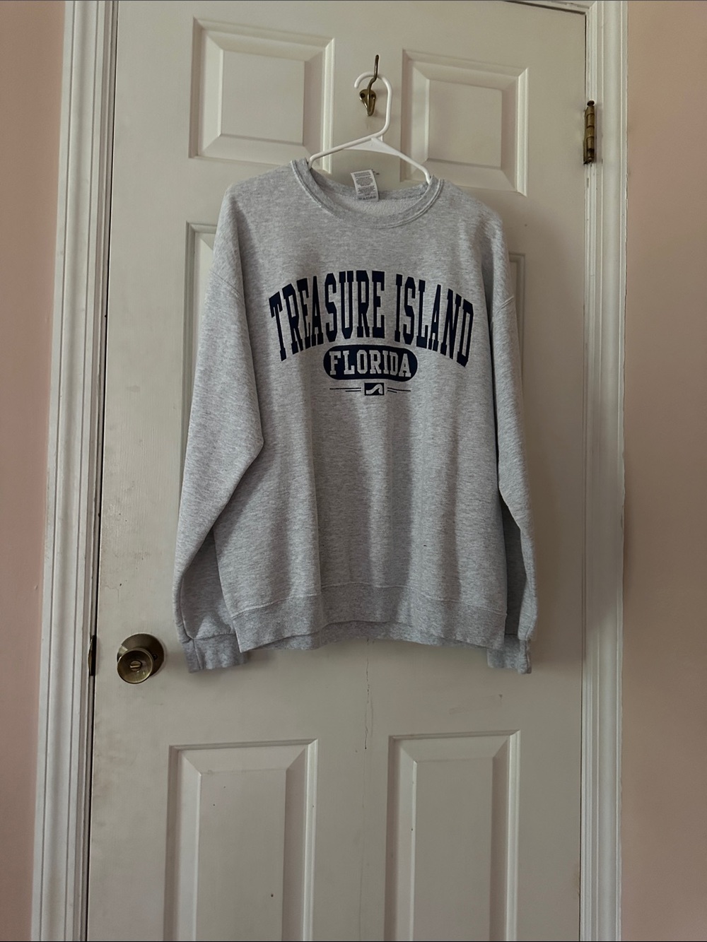Treasure Island Florida Crewneck Sweatshirt - Gray